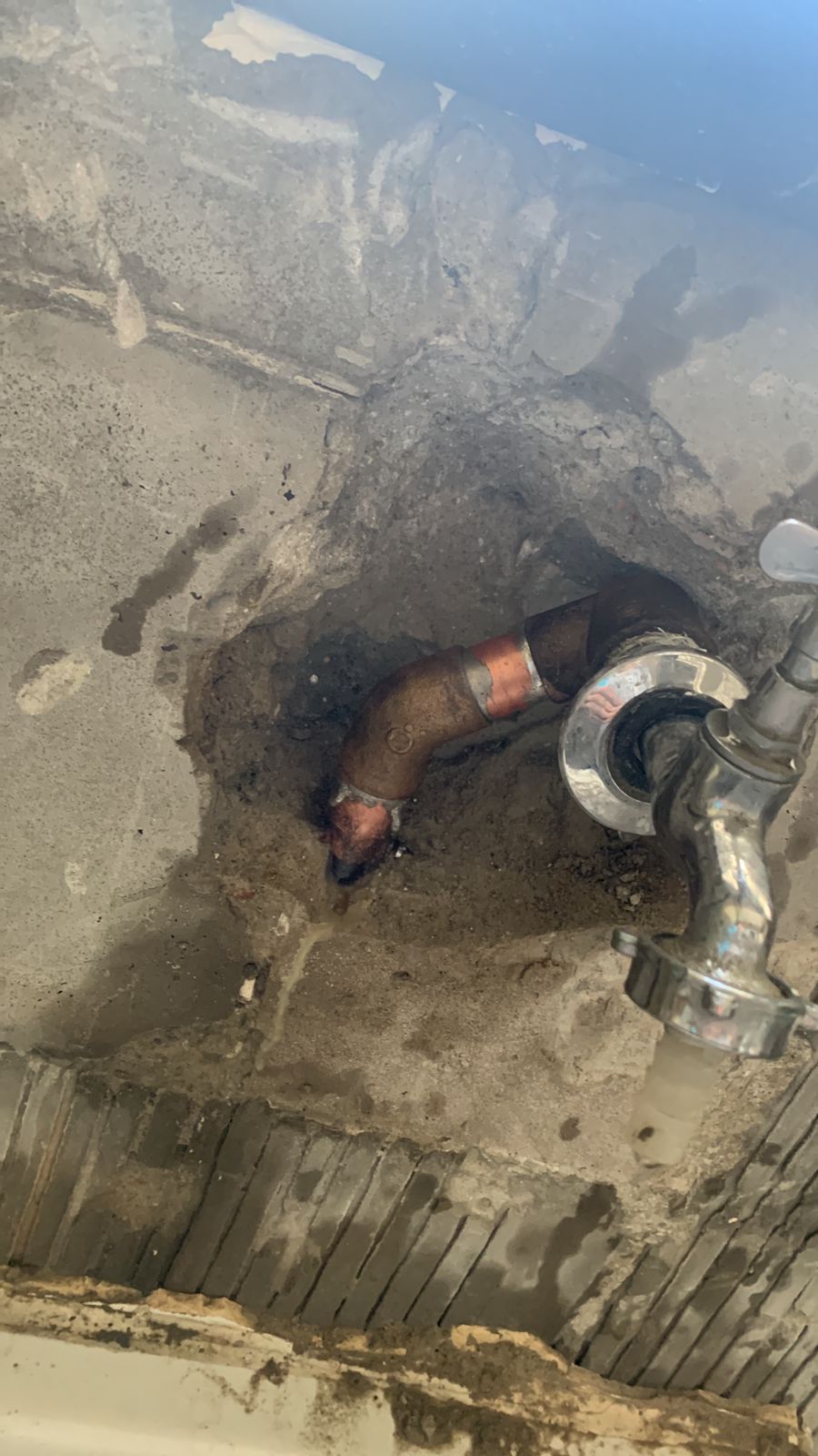 Tubulação em condomínio